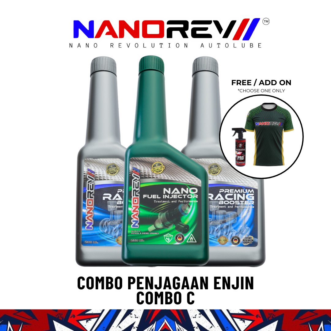 Combo C Fuel Save & Engine Performance (Fuel Injector Cleaner + Premium Racing Booster)