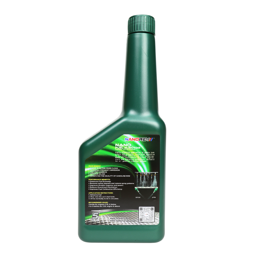 NANOREV NANO INJECTOR CLEANER TREATMENT AND PERFORMANCE