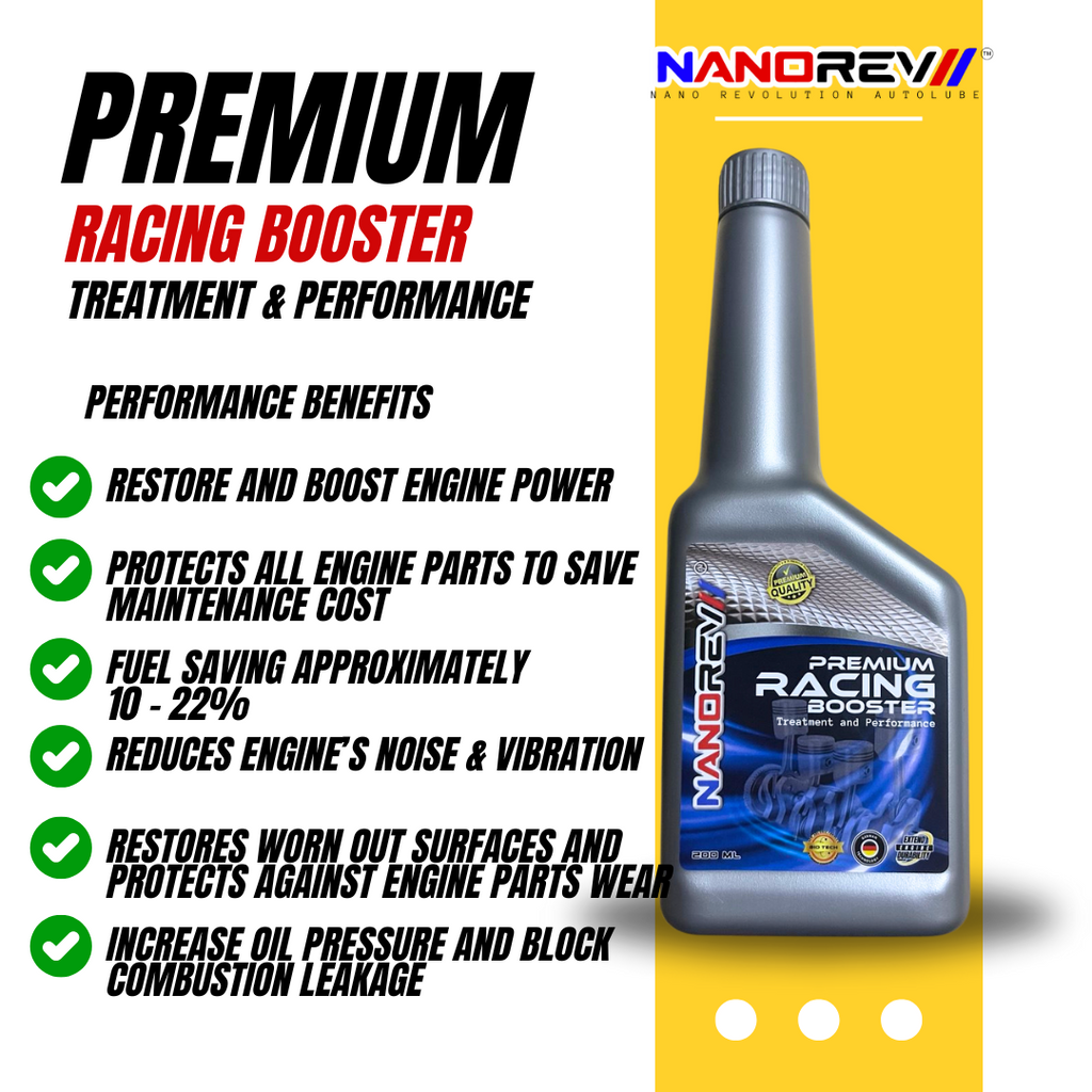 Combo C Fuel Save & Engine Performance (Fuel Injector Cleaner + Premium Racing Booster)