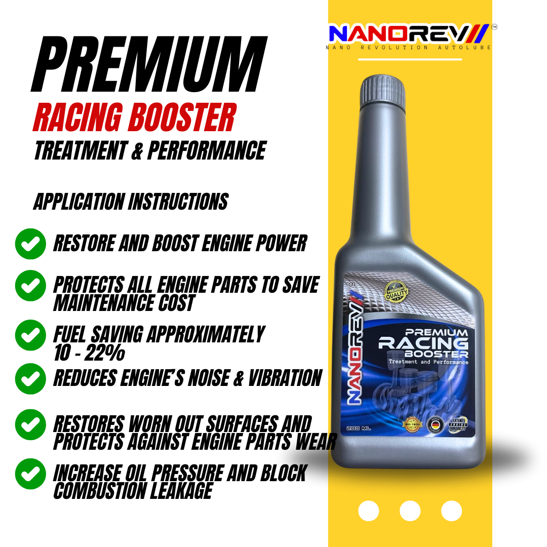 Nanorev Premium Racing Booster For All Type Of Engine 200ML