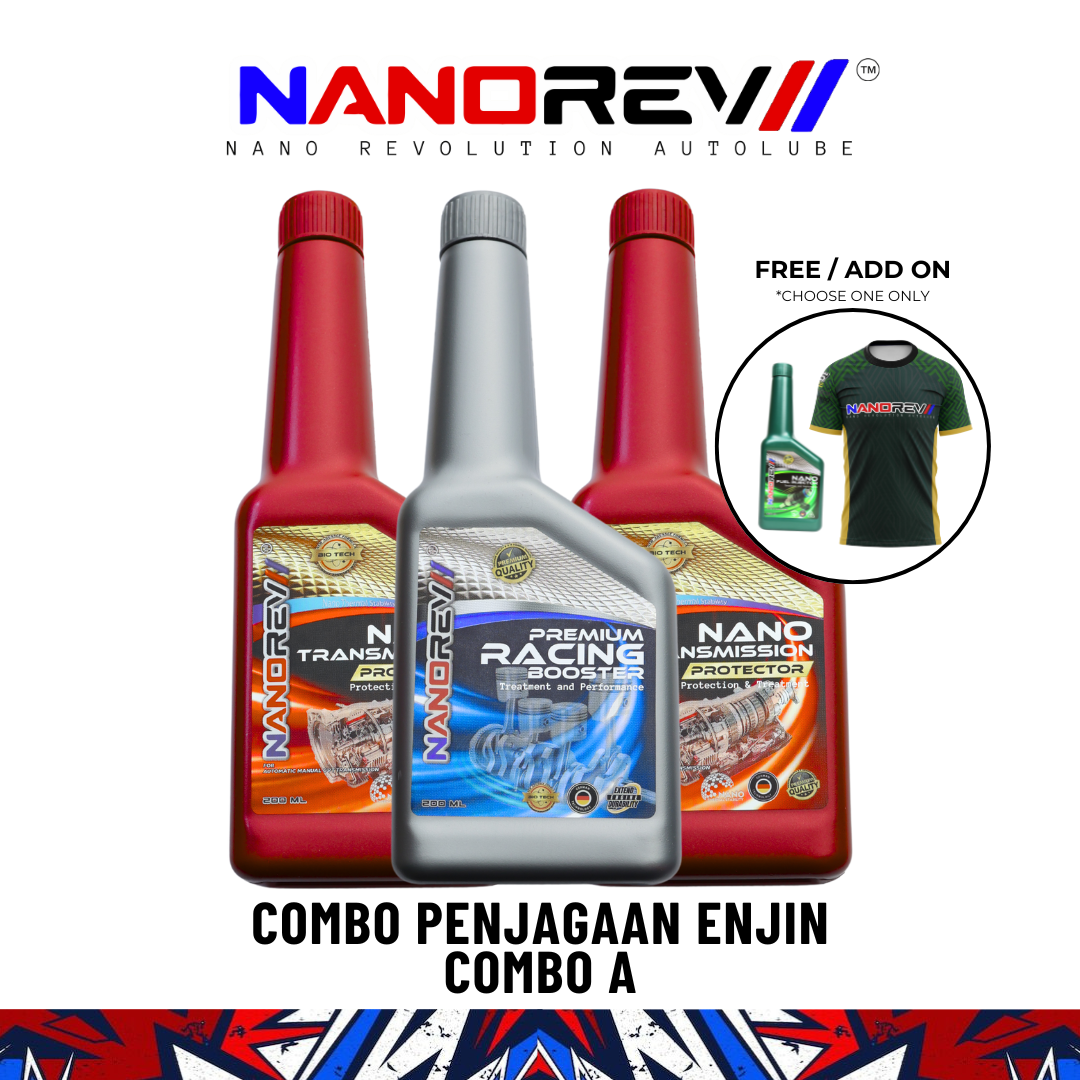 COMBO A ENGINE PERFORMANCE & TRANSMISSION TREATMENT (Premium Racing Booster + Fuel Injector Cleaner)