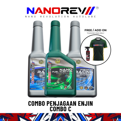 Combo C Fuel Save & Engine Performance (Fuel Injector Cleaner + Premium Racing Booster)