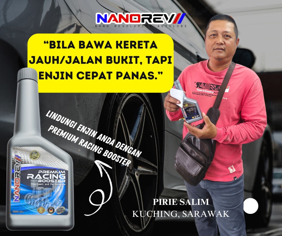 Combo Full Performance NanoRev (Gearbox Treatment + Premium Racing Booster + Fuel Injector Cleaner)