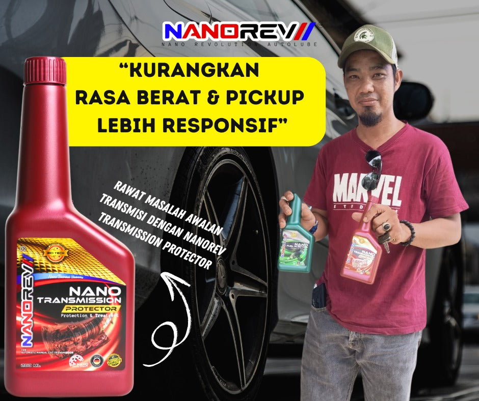 Combo Full Performance NanoRev (Gearbox Treatment + Premium Racing Booster + Fuel Injector Cleaner)